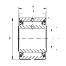 LS NA4903-2RSR, ߴϵ 49ɂȴܷ