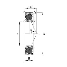 SS HCB7009-E-T-P4S, {(dio)(ji)Ɍ(du)Ԫb|  = 25մƹ